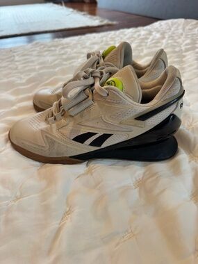 Reebok Lifter Shoes with Lime Pump Accent